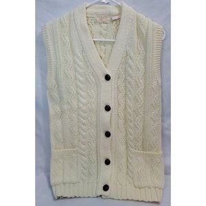 Vintage Women's Sweater Vest Imported By Andrew St. John Smaller Size See...